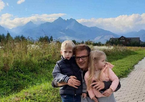 Michal &mdash; founder of DBRanked &mdash; in the mountains
