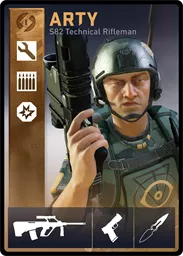 ARTY / S82 loadout card