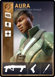 Aura R73 current three-augment loadout card