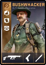 BUSHWHACKER / BL71 loadout card