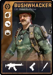 BUSHWHACKER / C83 loadout card