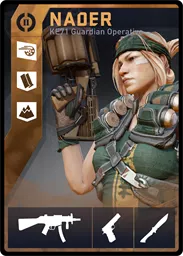 NADER / KE71 loadout card