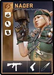 NADER / SM72 loadout card