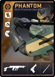 PHANTOM / BL54 loadout card