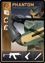 PHANTOM / CR51 loadout card