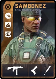 SAWBONEZ / SM83 loadout card