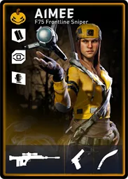 AIMEE / F75 loadout card