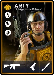 ARTY / B81 loadout card