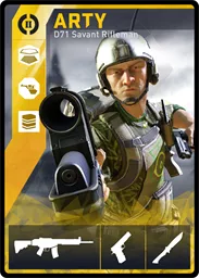 ARTY / D71 loadout card