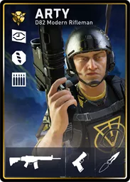 ARTY / D82 loadout card