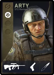 ARTY / S72 loadout card