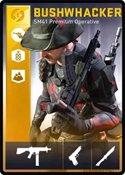 BUSHWHACKER / SM41 loadout card