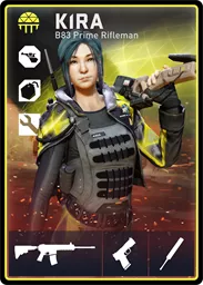 KIRA / B83 loadout card