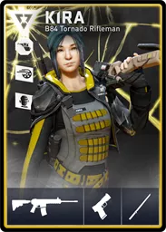 KIRA / B84 loadout card