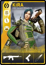 KIRA / D82 loadout card