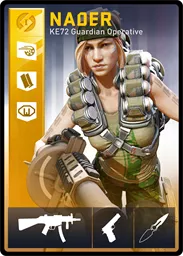 NADER / KE72 loadout card