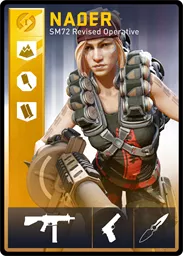 NADER / SM72 loadout card