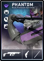 PHANTOM / BL64 loadout card