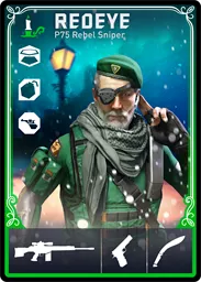 REDEYE / P75 loadout card