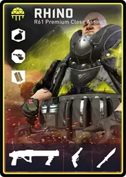 RHINO / R61 loadout card