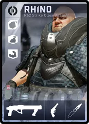 RHINO / R62 loadout card