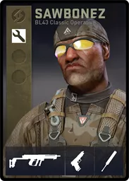 SAWBONEZ / BL43 loadout card