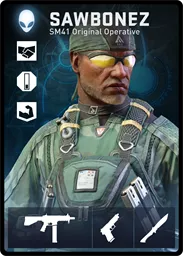 SAWBONEZ / SM41 loadout card