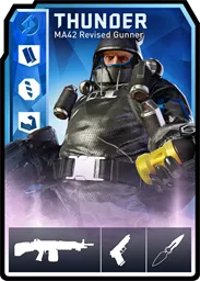 THUNDER / MA62 loadout card