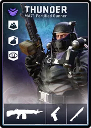 THUNDER / MA71 loadout card