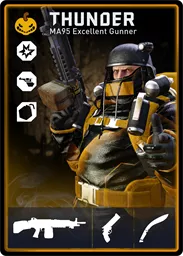 THUNDER / MA95 loadout card