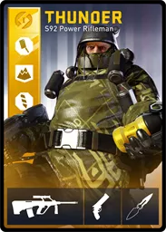 THUNDER / S92 loadout card