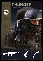 THUNDER / T45 loadout card